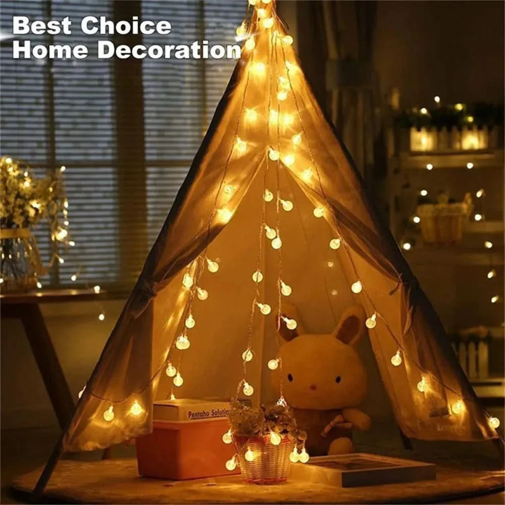 Luzes LED Encantadas para Natal – Magia e Brilho em Cada Canto