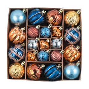 Kit Bolas Natalinas Decoração para Natal 21 Peças