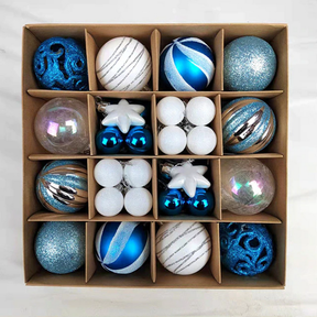 Kit Bolas Natalinas Decoração para Natal 42 Peças