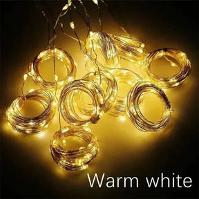 Cortina de Luzes LED Natalinas - Magia e Encanto em Sua Casa