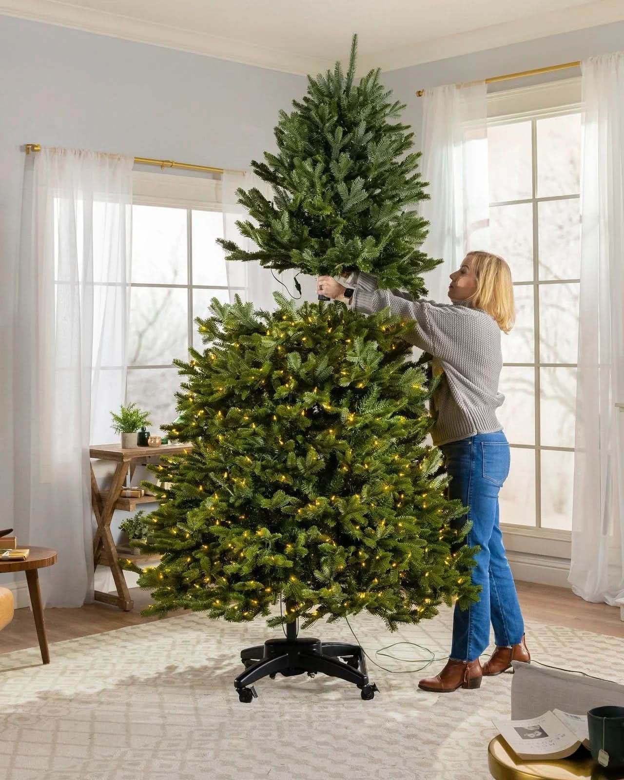 Árvore De Natal Com Micro LED Embutida