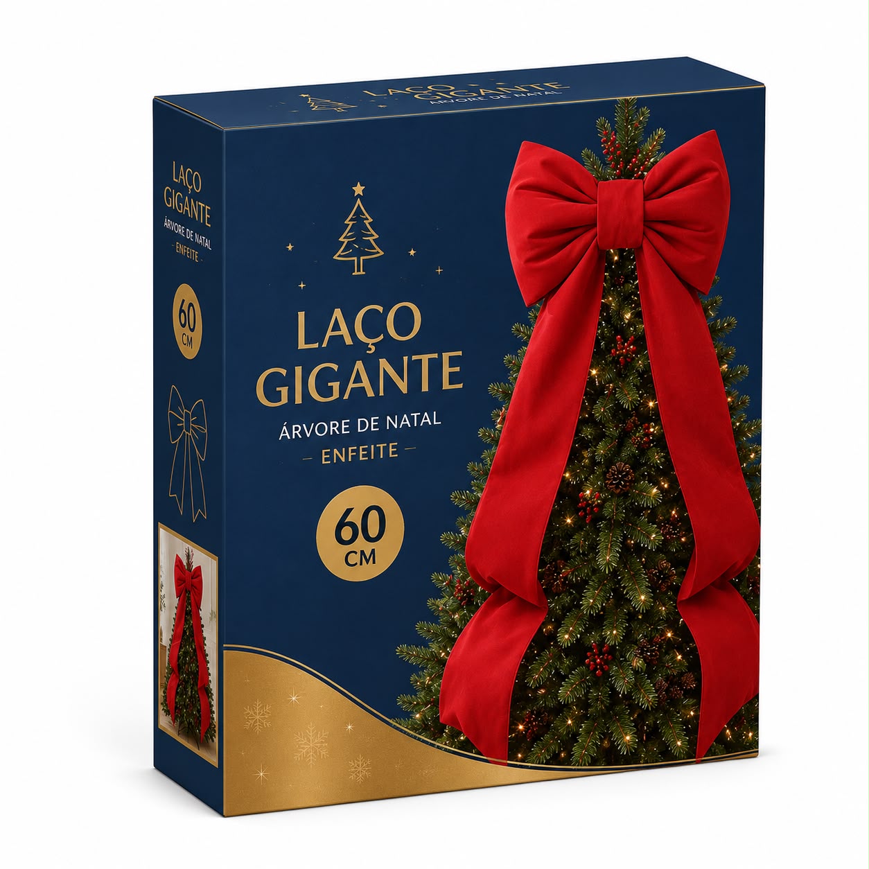 Laço Gigante 60cm Árvore de Natal