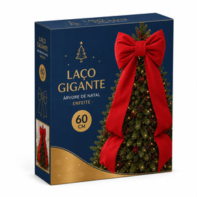 Laço Gigante 60cm Árvore de Natal