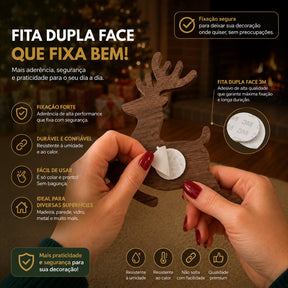 Renas Iluminadas - 12 Peças