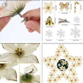 Kit 120 Enfeites De Natal para Decoração árvore