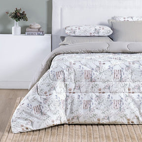 Edredom Percal 200 Fios Algodão Estampado Cotton Select Protea
