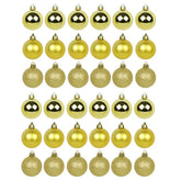Kit 30 Bolas De Natal Mista 4cm Dourada Decoração Árvore