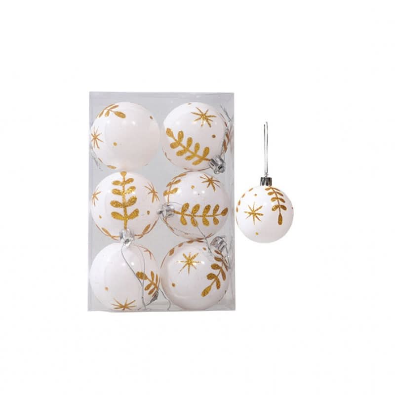 Kit 6 Peças Bolas De Natal